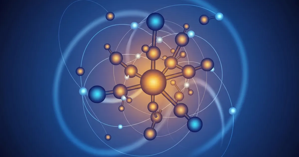 Illustration of a molecule with atoms, bonds, and lone pair electrons showing how formal charge is distributed